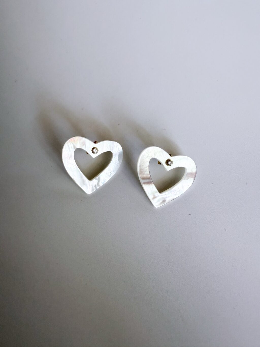 Sparkling Heart Earrings