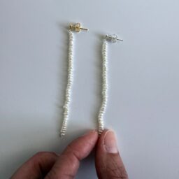 Tiny Pearl Drop Earrings
