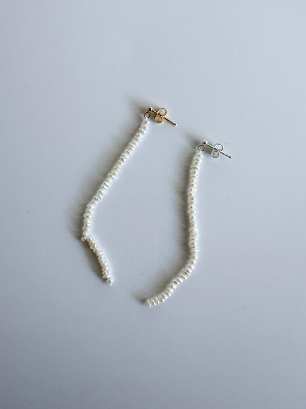 Tiny Pearl Drop Earrings
