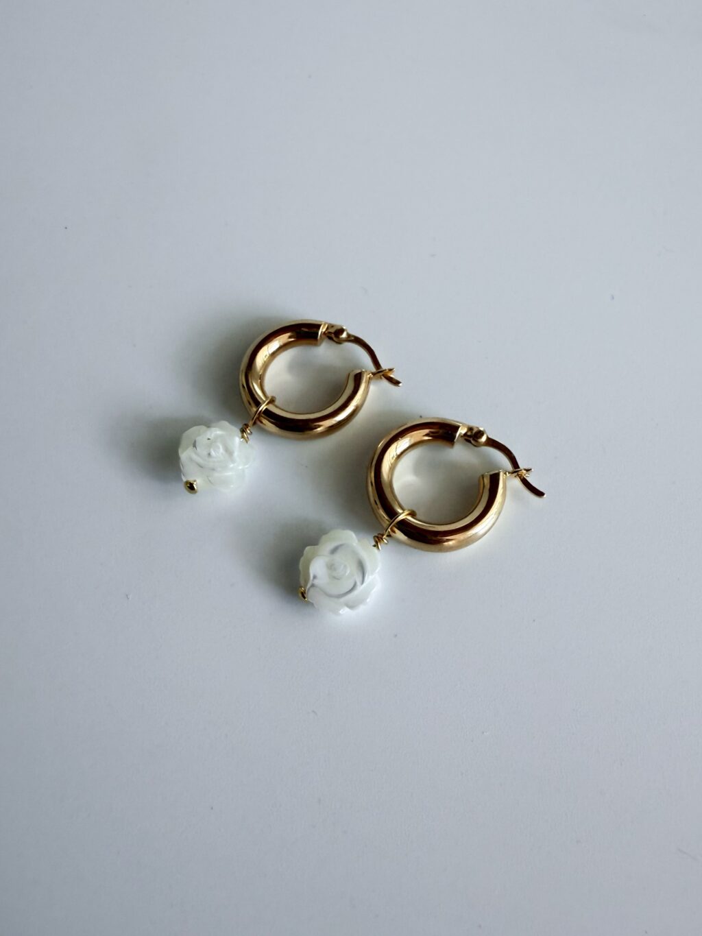 Flower Drop Earrings - short