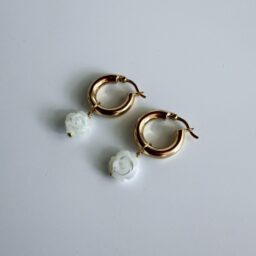 Flower Drop Earrings - short